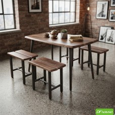 《DFhouse》葛倫-1餐桌+4單人椅(1桌4椅) 庭院餐桌椅 咖啡桌 工作桌 展示桌 商業空間設計 工業風 《DFhouse》葛倫-1餐桌+4單人椅(1桌4椅) 庭院餐桌椅 咖啡桌 工作桌 展示桌 商業空間設計 工業風
