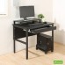 《DFhouse》頂楓90公分工作桌+1抽屜+主機架+桌上架 -楓木色